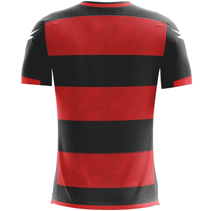 Zeus Icon Teamwear Set Camiseta con pantalones cortos rojo negro