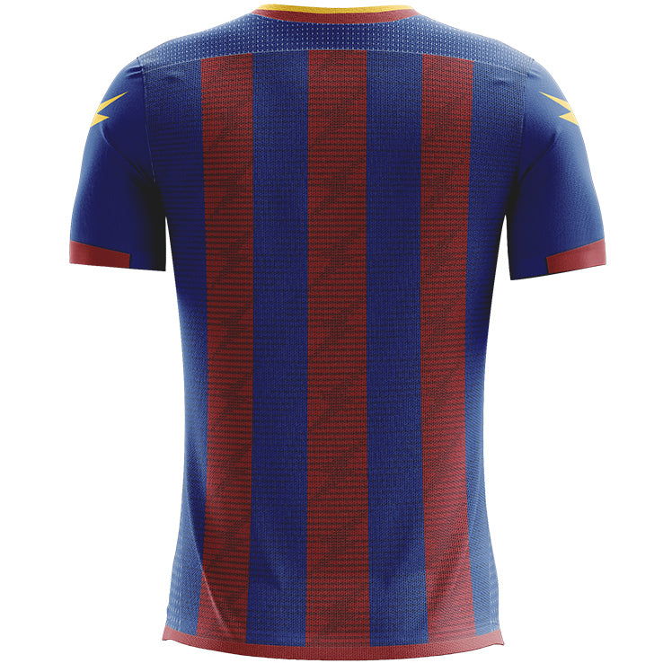 Zeus Icon Teamwear Set Camiseta con pantalones cortos royal blue rojo oscuro