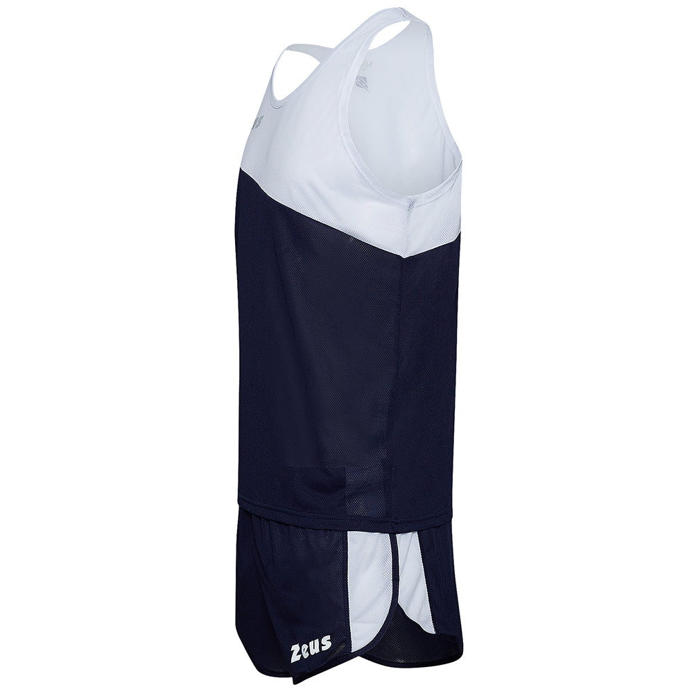 Zeus Kit Robert Hombre Conjunto de atletismo Camiseta con pantalones cortos azul marino