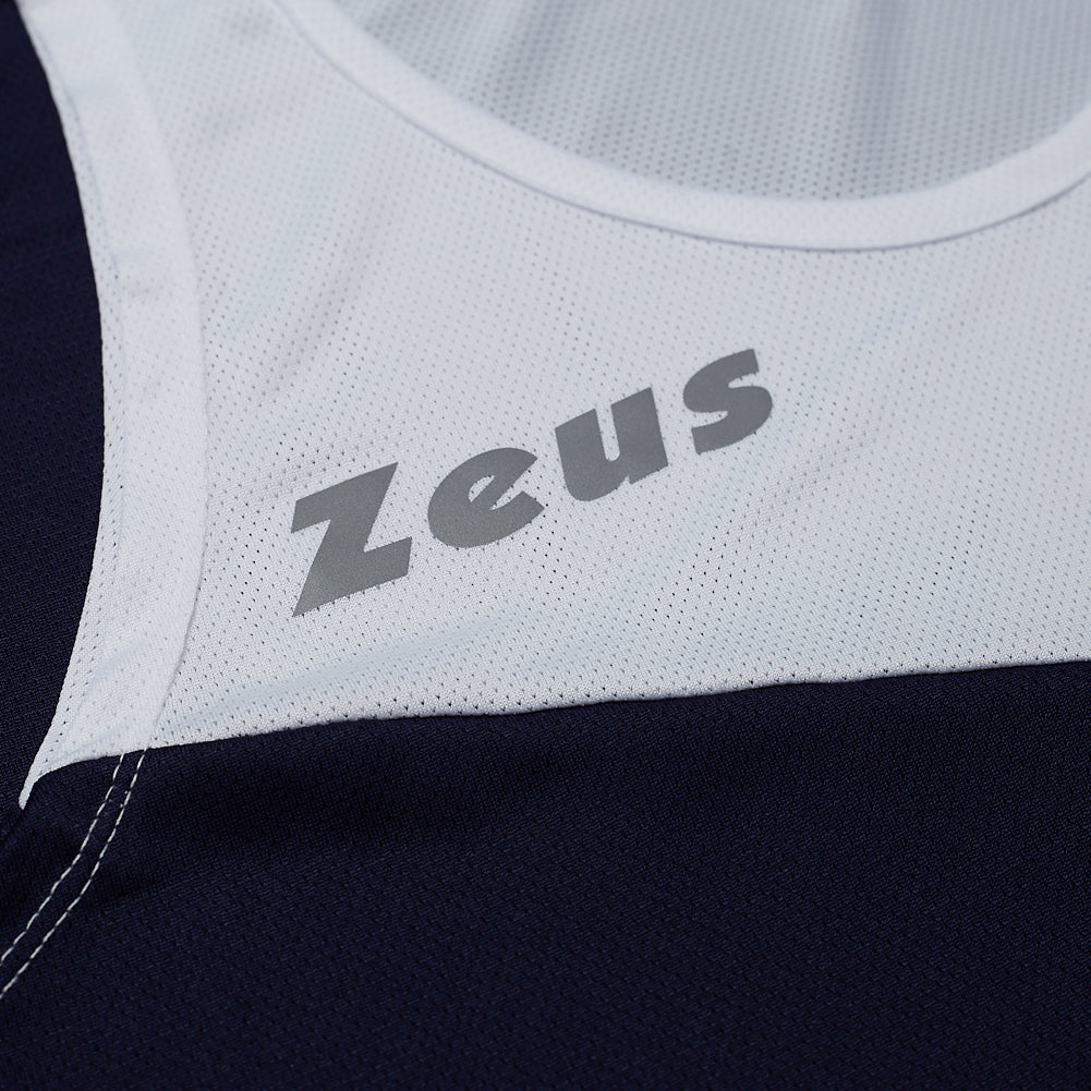 Zeus Kit Robert Hombre Conjunto de atletismo Camiseta con pantalones cortos azul marino