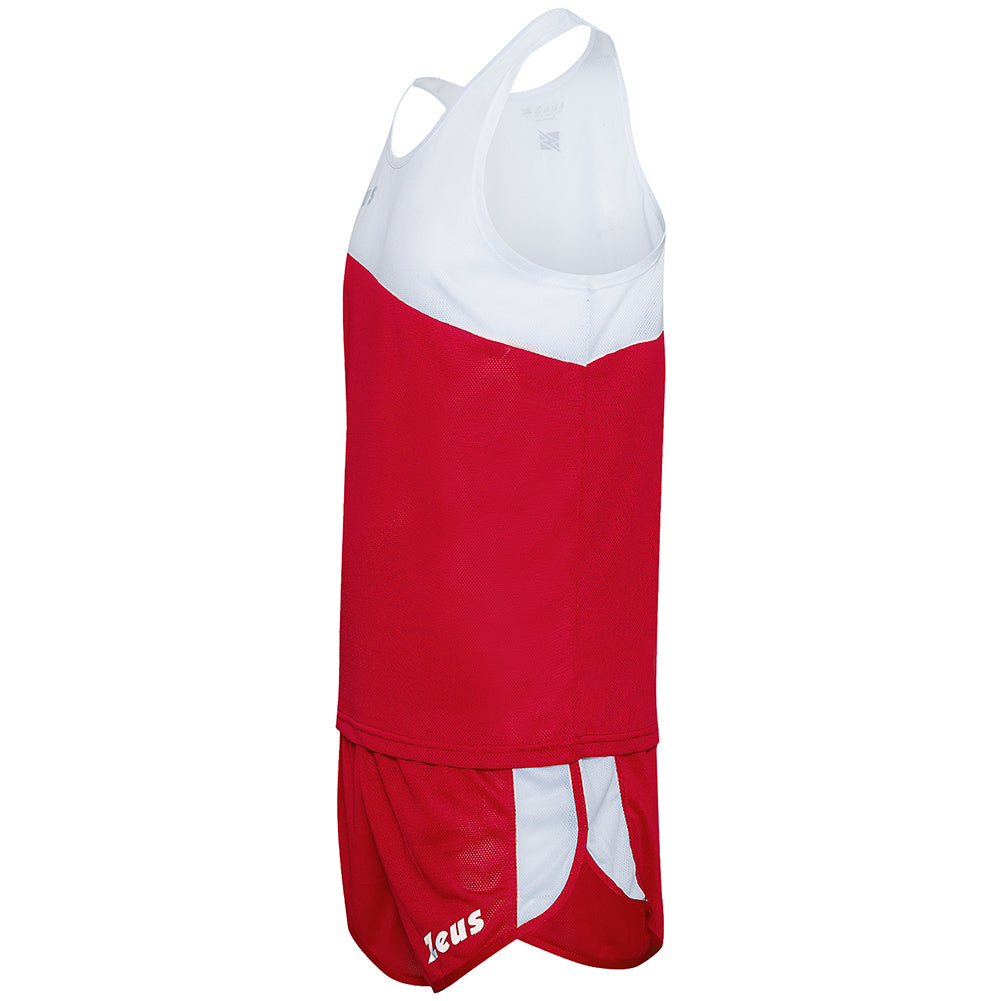 Zeus Kit Robert Hombre Conjunto de atletismo Camiseta con pantalones cortos rojo