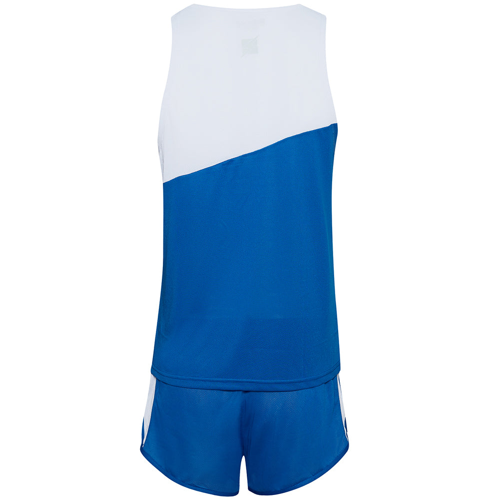Zeus Kit Robert Hombre Conjunto de atletismo Camiseta con pantalones cortos royal blue