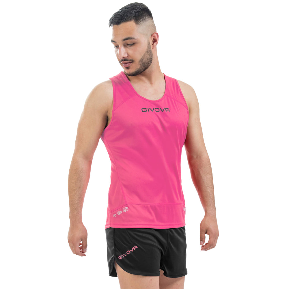 Givova New York Herren Leichtathletik Set Singlet + Short KITA07-0610