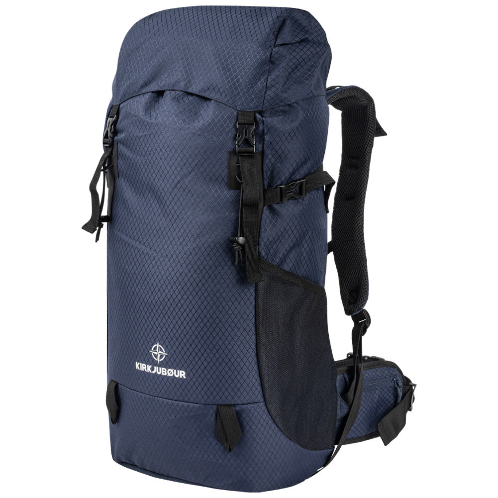 KIRKJUBØUR® "Vindelfjäll" Outdoor Trekking Rucksack 35 L navy