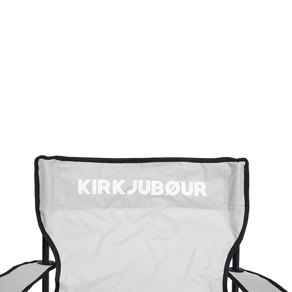 KIRKJUBØUR® "Njörd" Campingstuhl grau