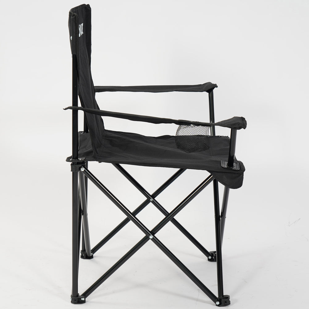 KIRKJUBØUR® "Njörd" Campingstuhl schwarz