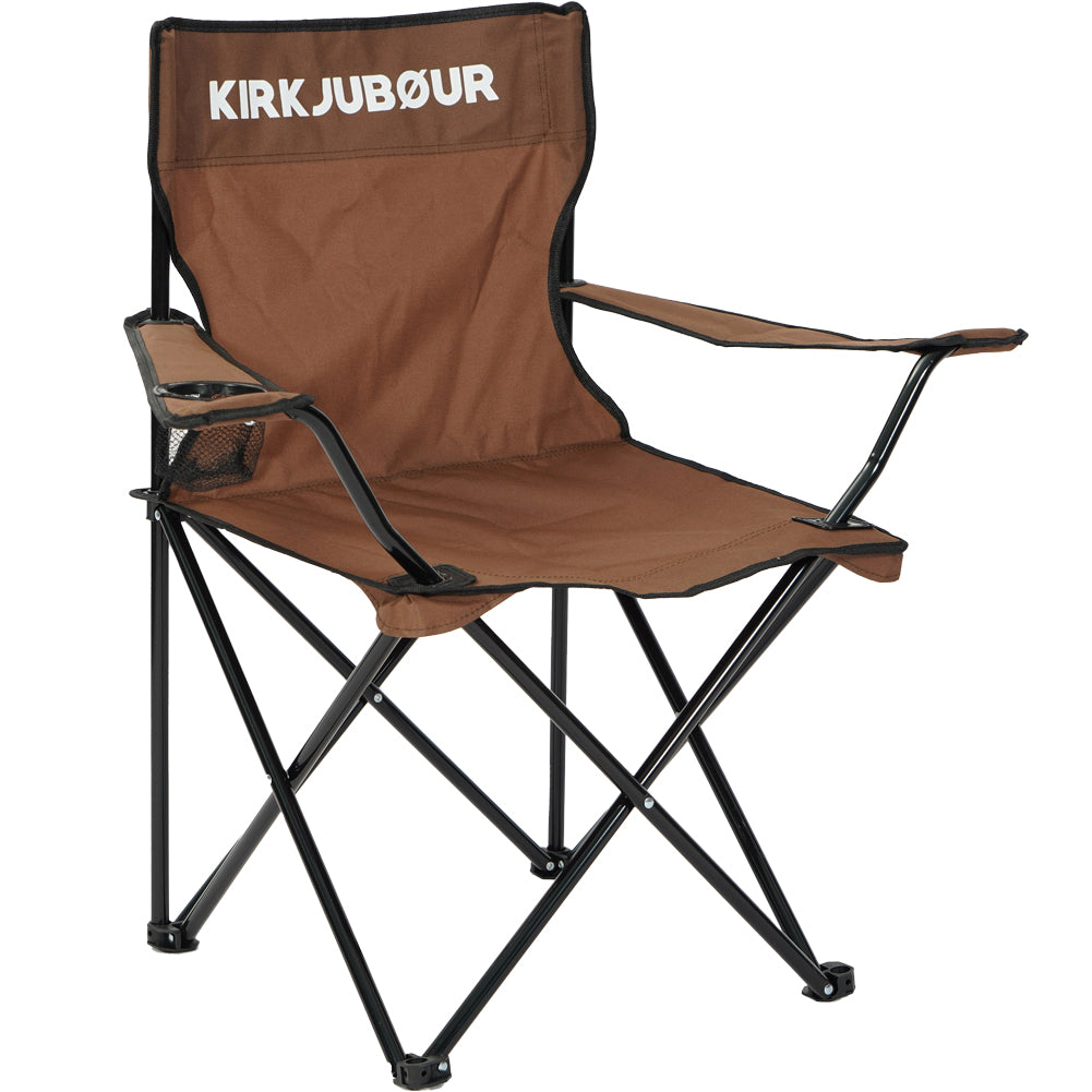 KIRKJUBØUR® "Njörd" Campingstuhl braun