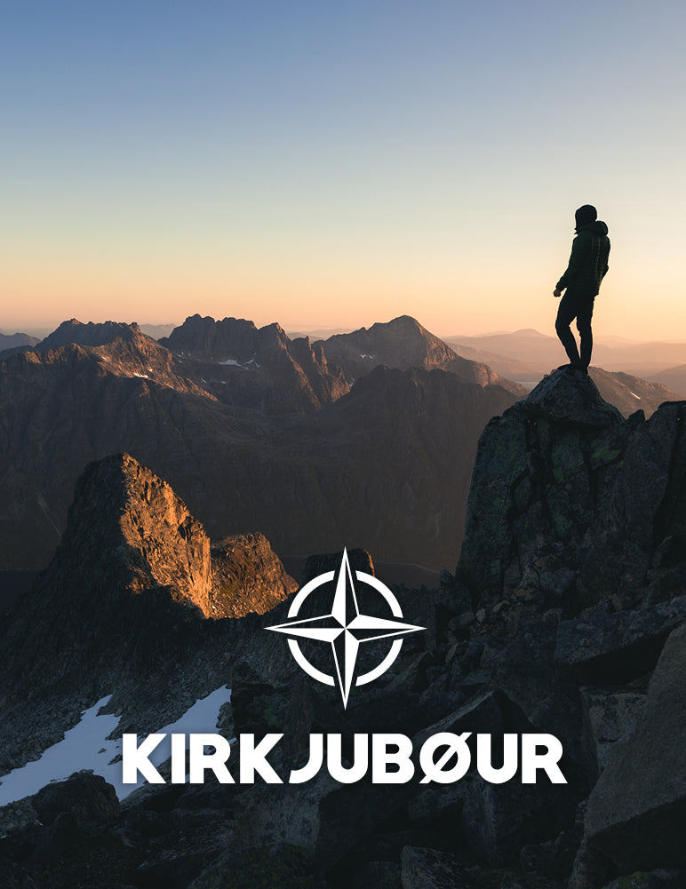 KIRKJUBÃUR Â® "Hafjall" Hombre Conjunto de ropa interior tÃ©rmica 2 piezas blanco