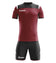 Zeus Kit Vesuvio Conjunto de fÃºtbol 2 piezas rojo oscuro negro – 2XS 134-140