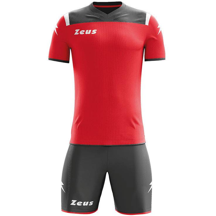 Zeus Kit Vesuvio Conjunto de fÃºtbol 2 piezas rojo gris