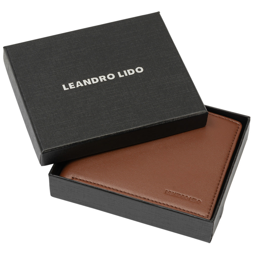 LEANDRO LIDO Classic Cartera marrÃ³n