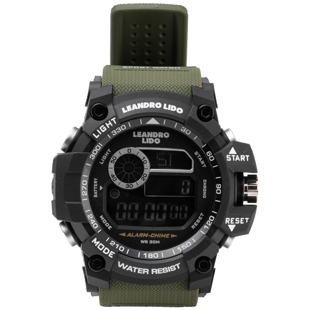 LEANDRO LIDO "Palermo" Unisex Reloj deportivo verde oscuro