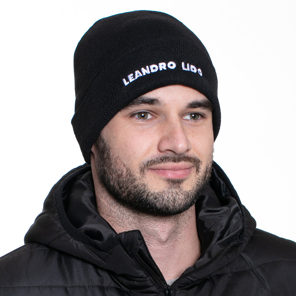 LEANDRO LIDO "Callata" Beanie Gorro de invierno negro