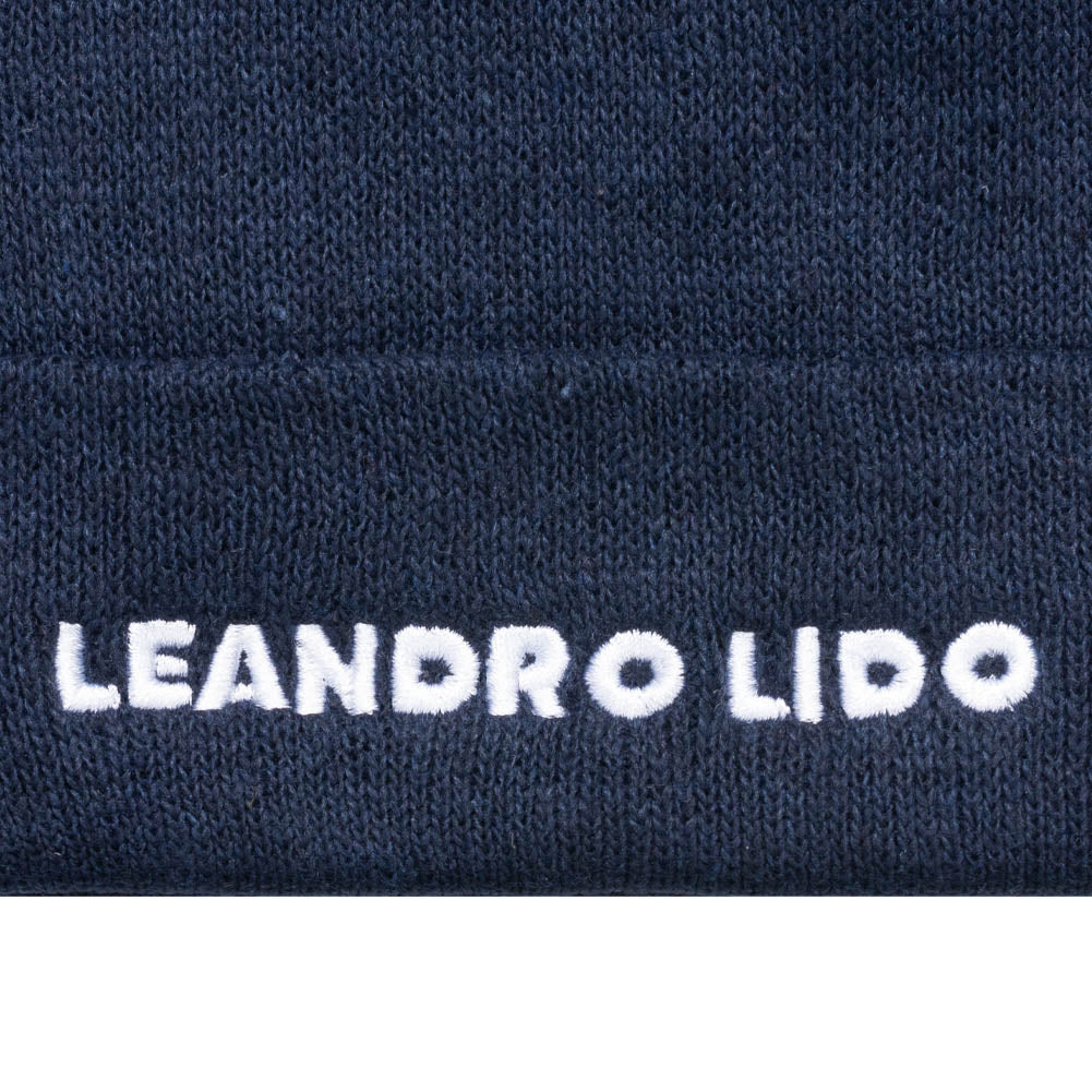 LEANDRO LIDO "Callata" Beanie Gorro de invierno azul marino