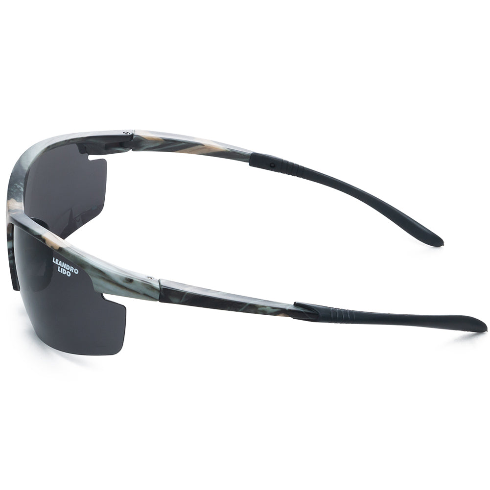 LEANDRO LIDO Power Gafas de sol deportivas camuflaje/negro