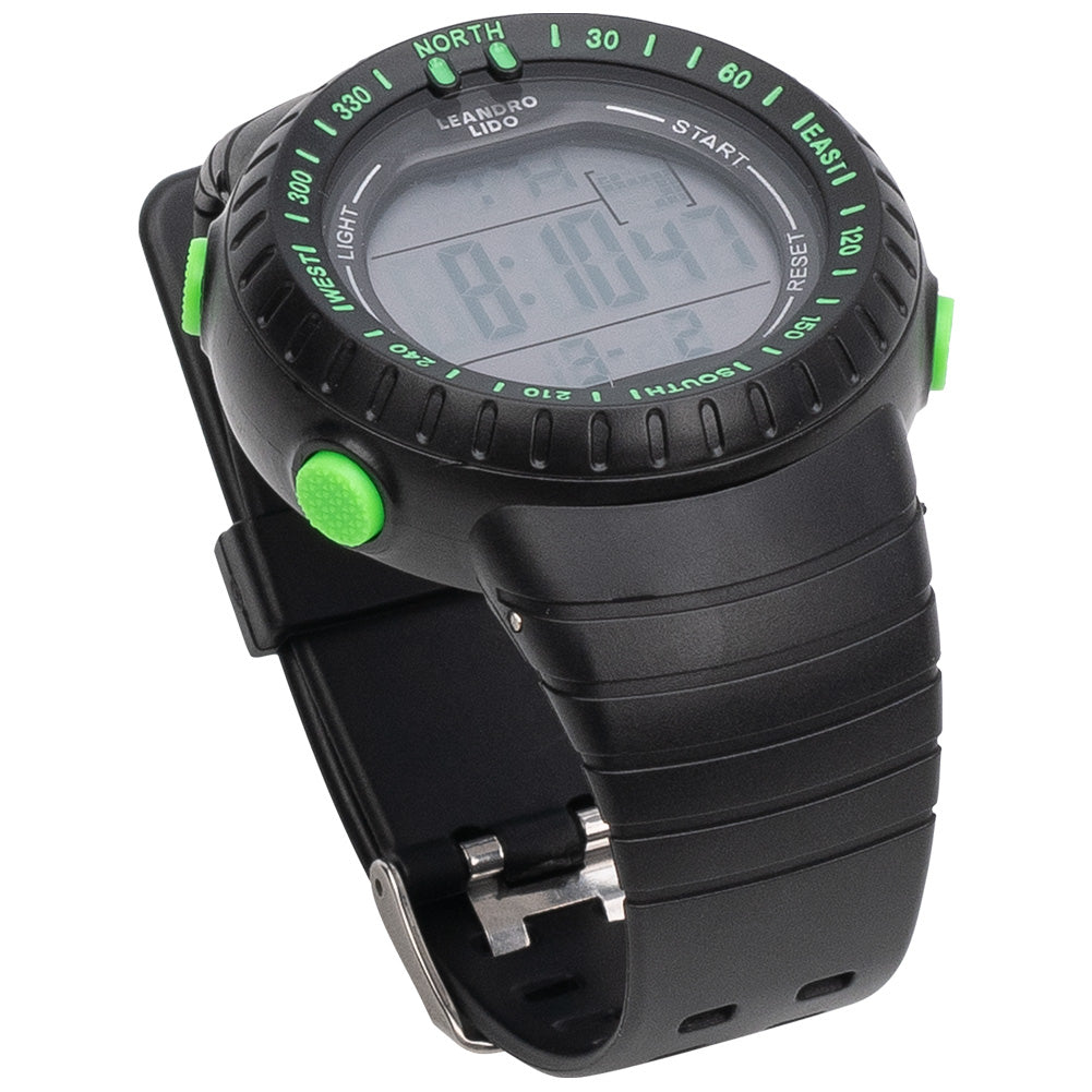LEANDRO LIDO "Vescia" Unisex Sport Uhr schwarz/grün