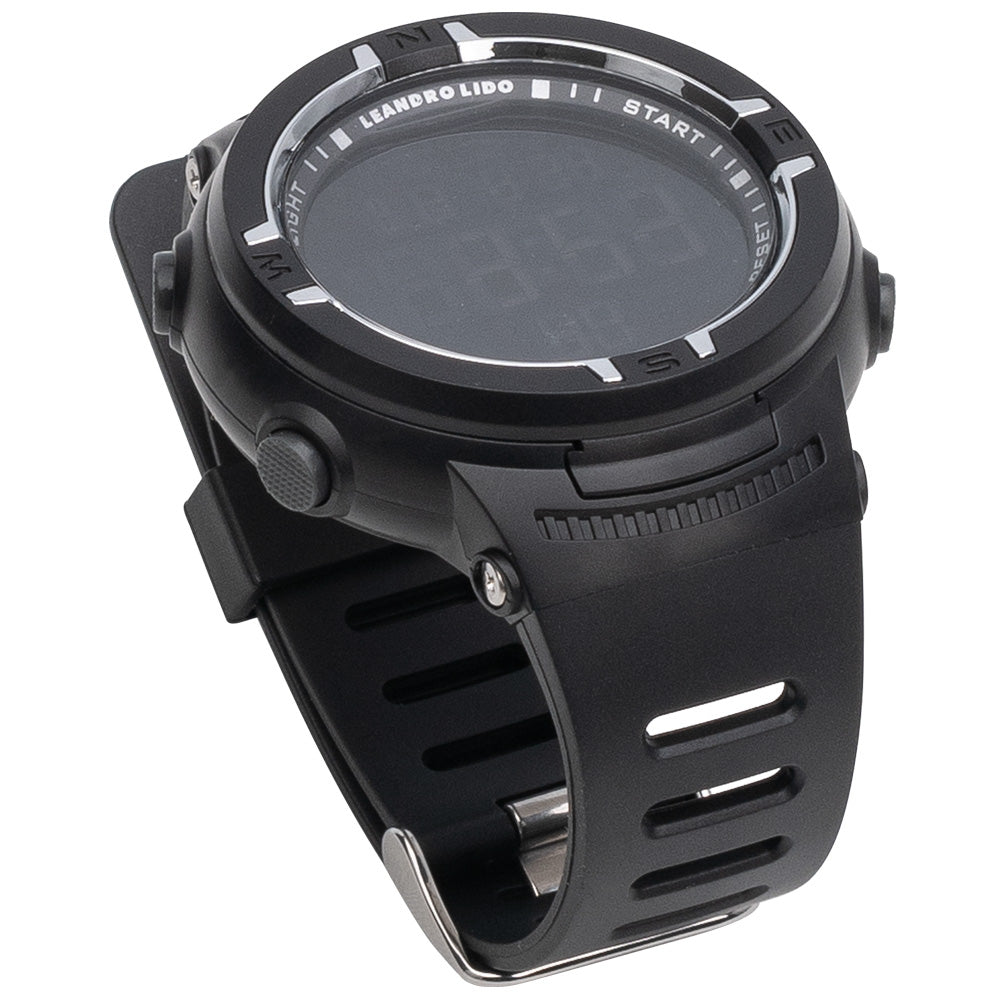 LEANDRO LIDO "Vernazza" Unisex Sport Uhr schwarz/weiß