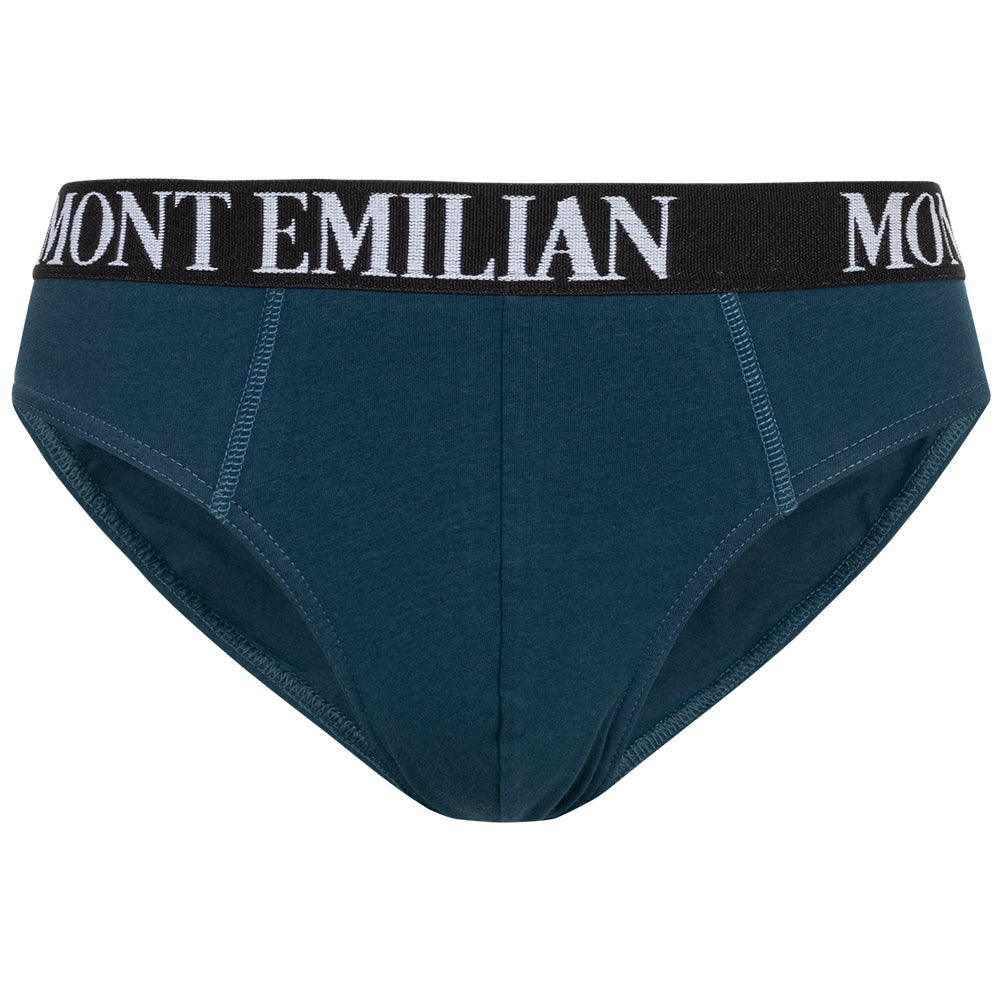 MONT EMILIAN "Avignon" Hombre Calzoncillos slip Pack de 3 azul marino