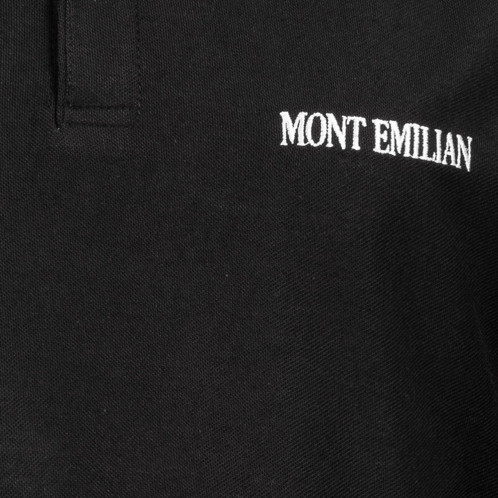 MONT EMILIAN "Caen" Hombre Polo bÃ¡sico negro