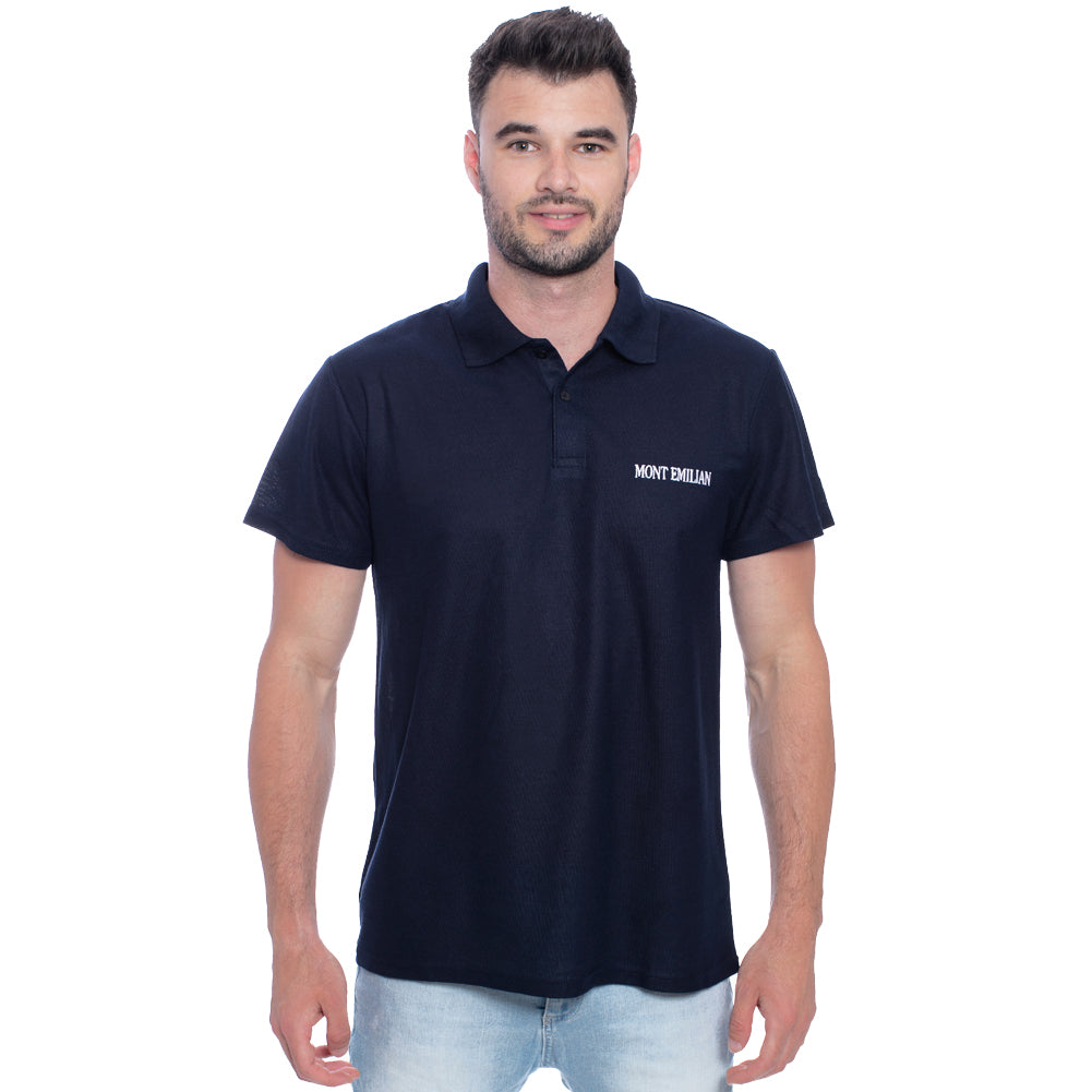 MONT EMILIAN "Caen" Hombre Polo bÃ¡sico azul marino