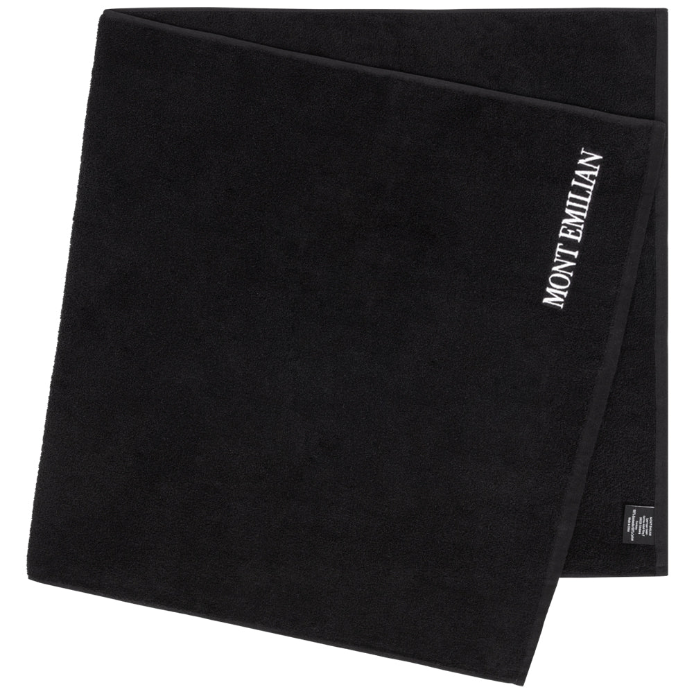 MONT EMILIAN "Annecy" Toalla 100 x 50 cm negro