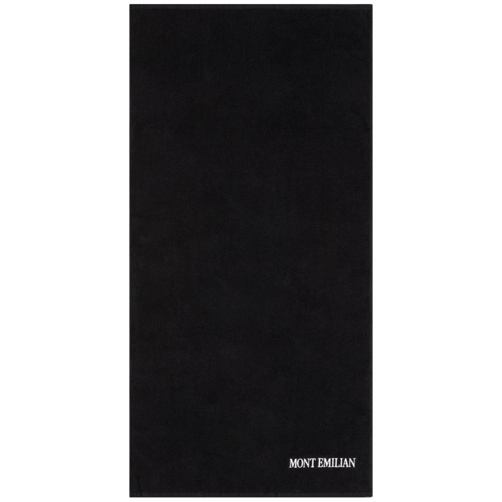 MONT EMILIAN "Annecy" Toalla 100 x 50 cm negro