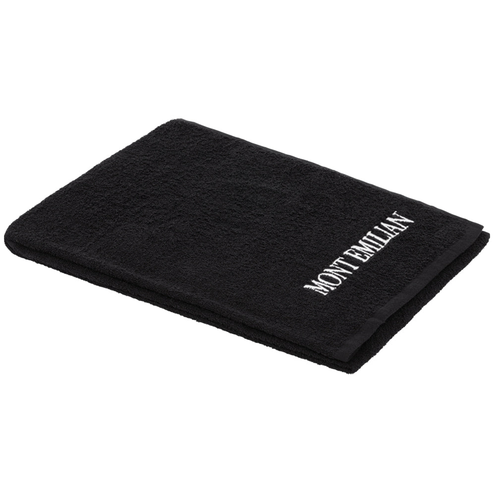 MONT EMILIAN "Annecy" Toalla 100 x 50 cm negro