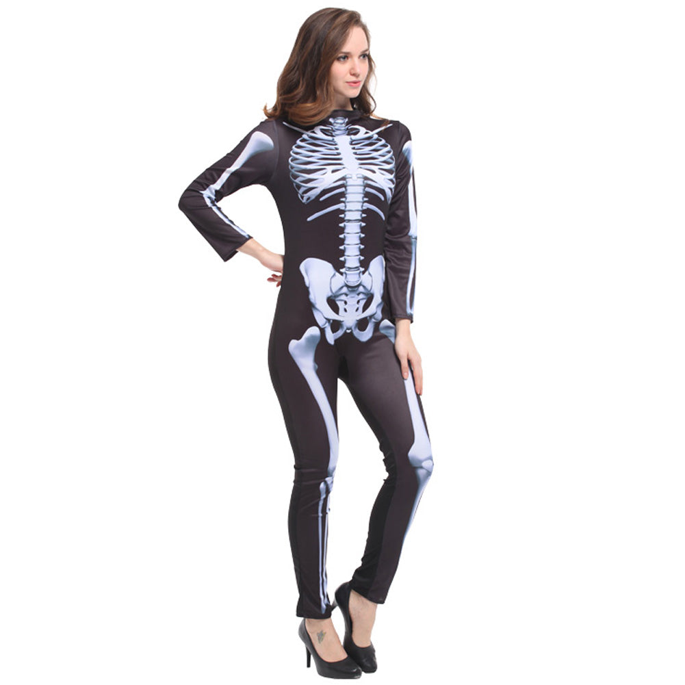 "Mrs. Skeleton" Jumpsuit Damen Kostüm MIESEPETER®