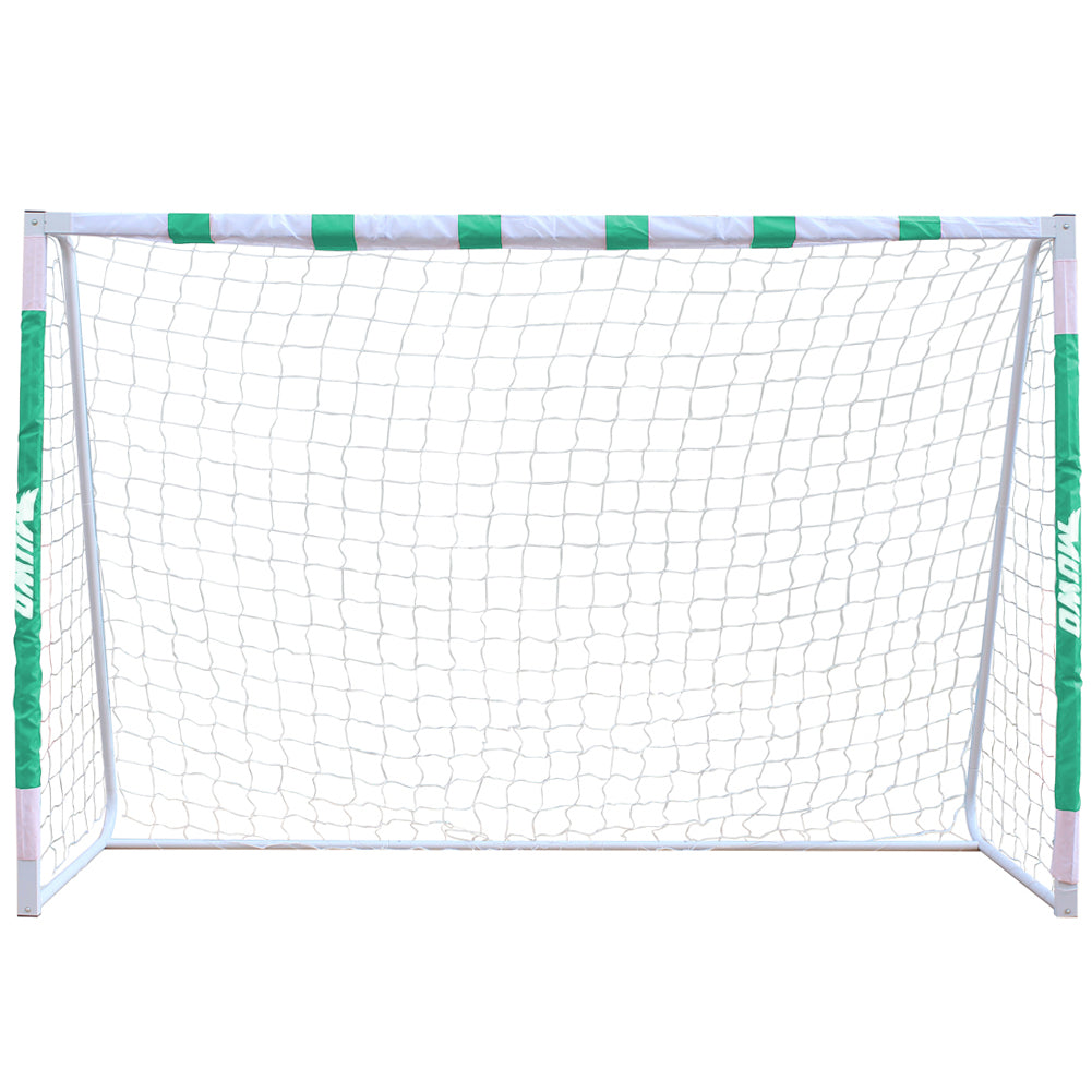 MUWO großes Fußballtor aus Stahl 3 x 2 m grün/weiß