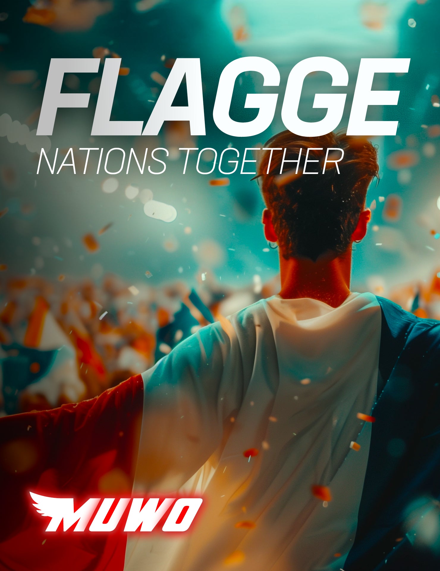 Alemania Bandera MUWO "Nations Together" 90x150cm
