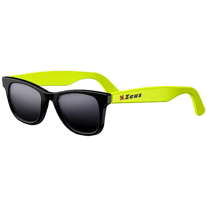 Zeus Gafas de sol negro negro / amarillo neÃ³n