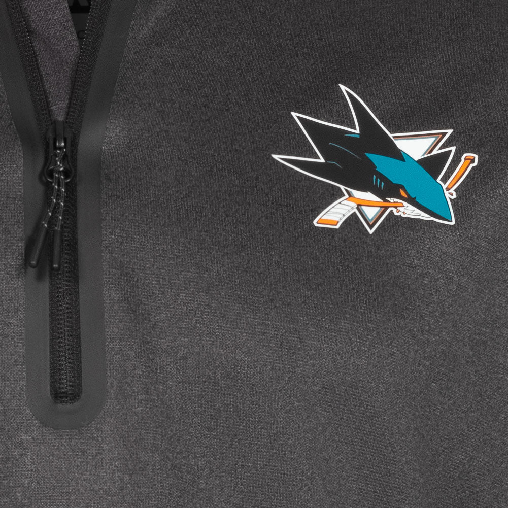 San Jose Sharks NHL Fanatics Herren 1/4-Zip Sweatshirt NL63999B2GEHJ5