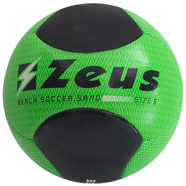 Zeus Beach Soccer BalÃ³n de fÃºtbol NeÃ³n Verde Negro