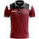 Zeus Vesuvio Hombre Polo rojo oscuro – S