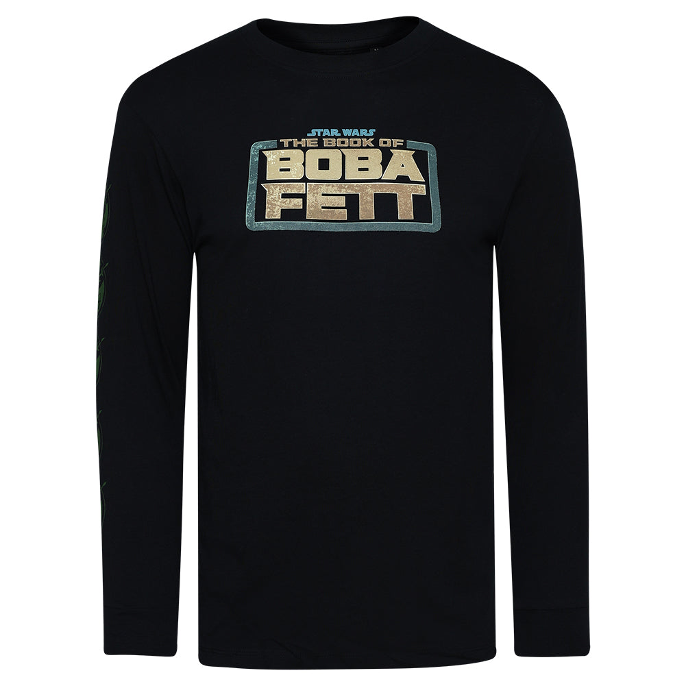 STAR WARS Boba Fett Herren Langarmshirt POMLT487BLK