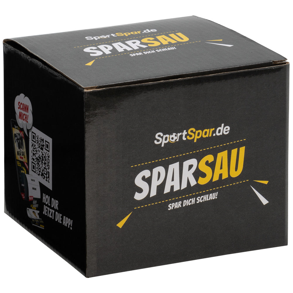 SportSpar.de "SparSau" Hucha cerdito de cerÃ¡mica oro