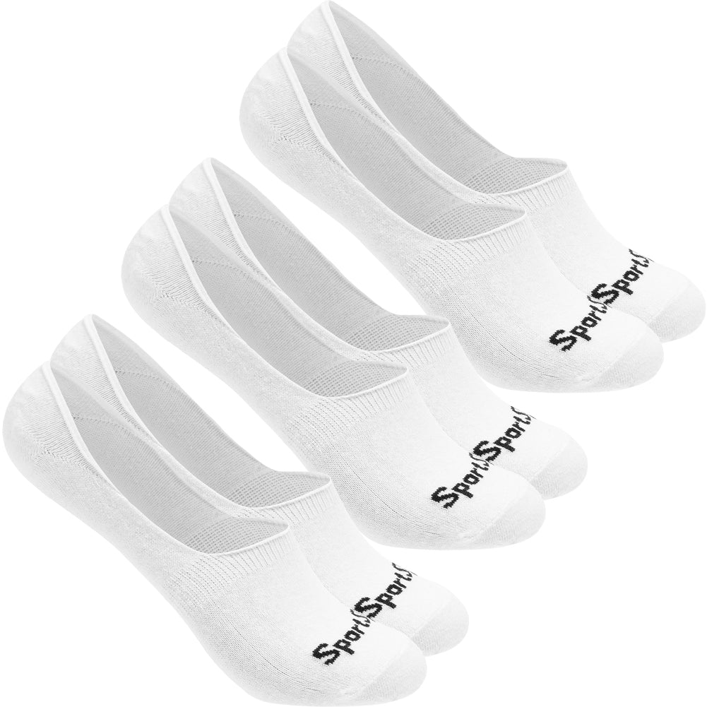 SportSpar.de "Sparlinge" Pinkies Calcetines cortos 3 pares blanco