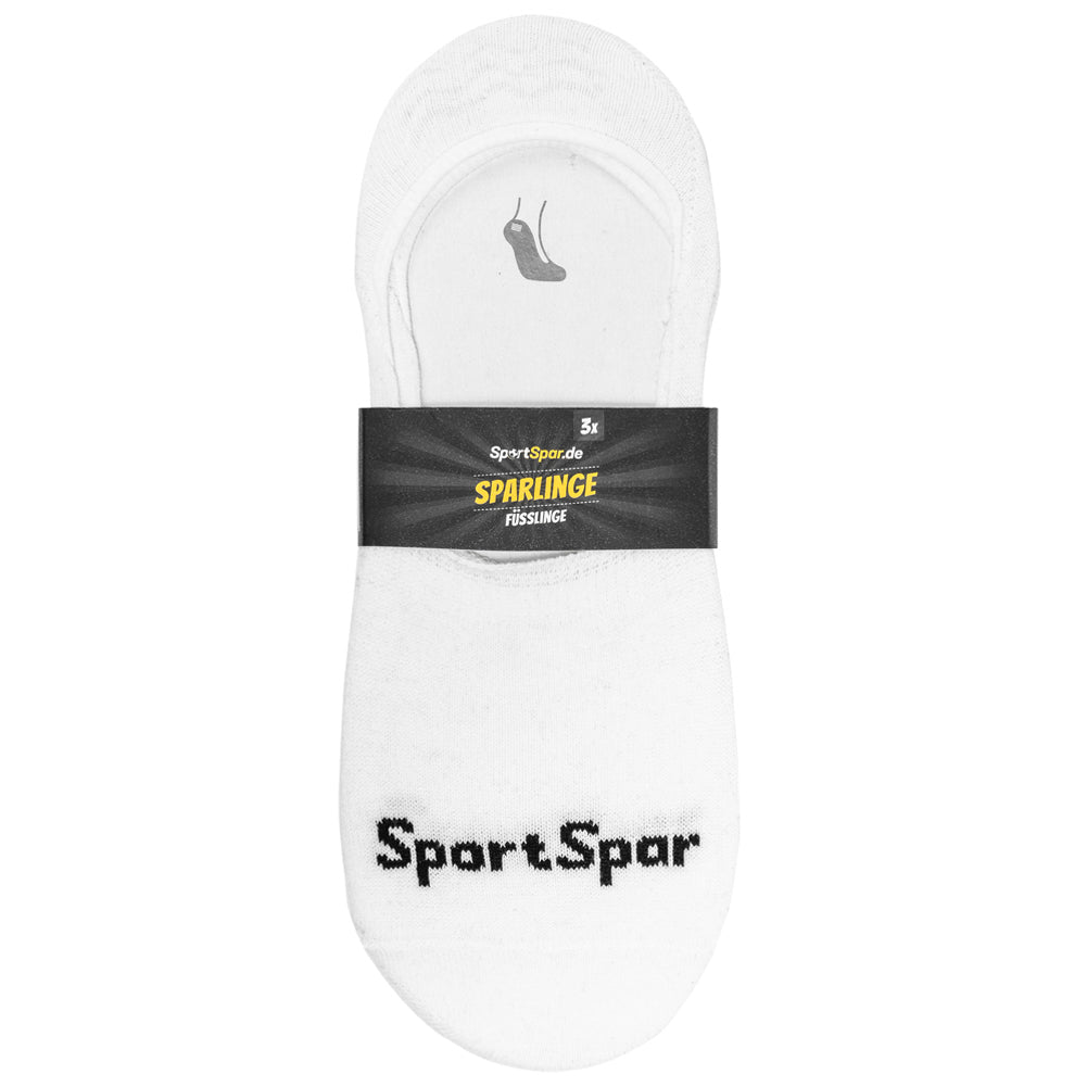 SportSpar.de "Sparlinge" Pinkies Calcetines cortos 3 pares blanco