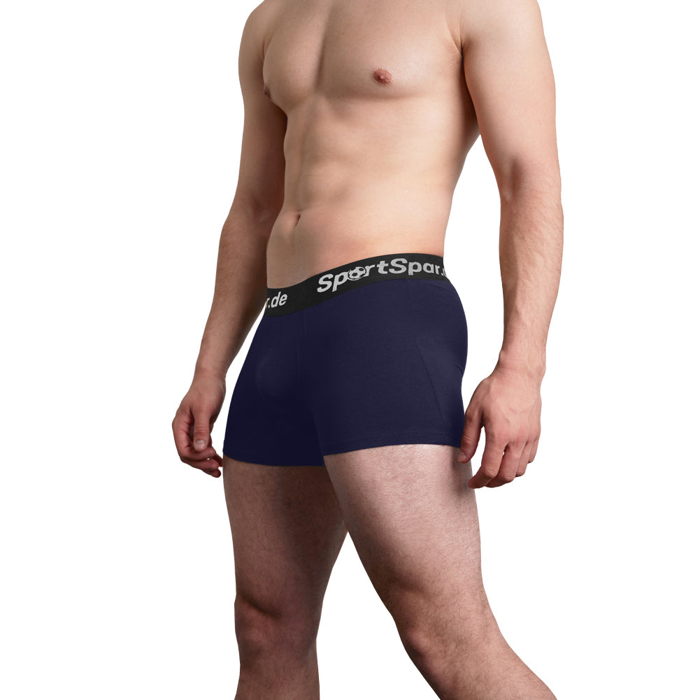 Sportspar.de Herren "Double Sparbuchse" Boxershorts 2er-Pack blau