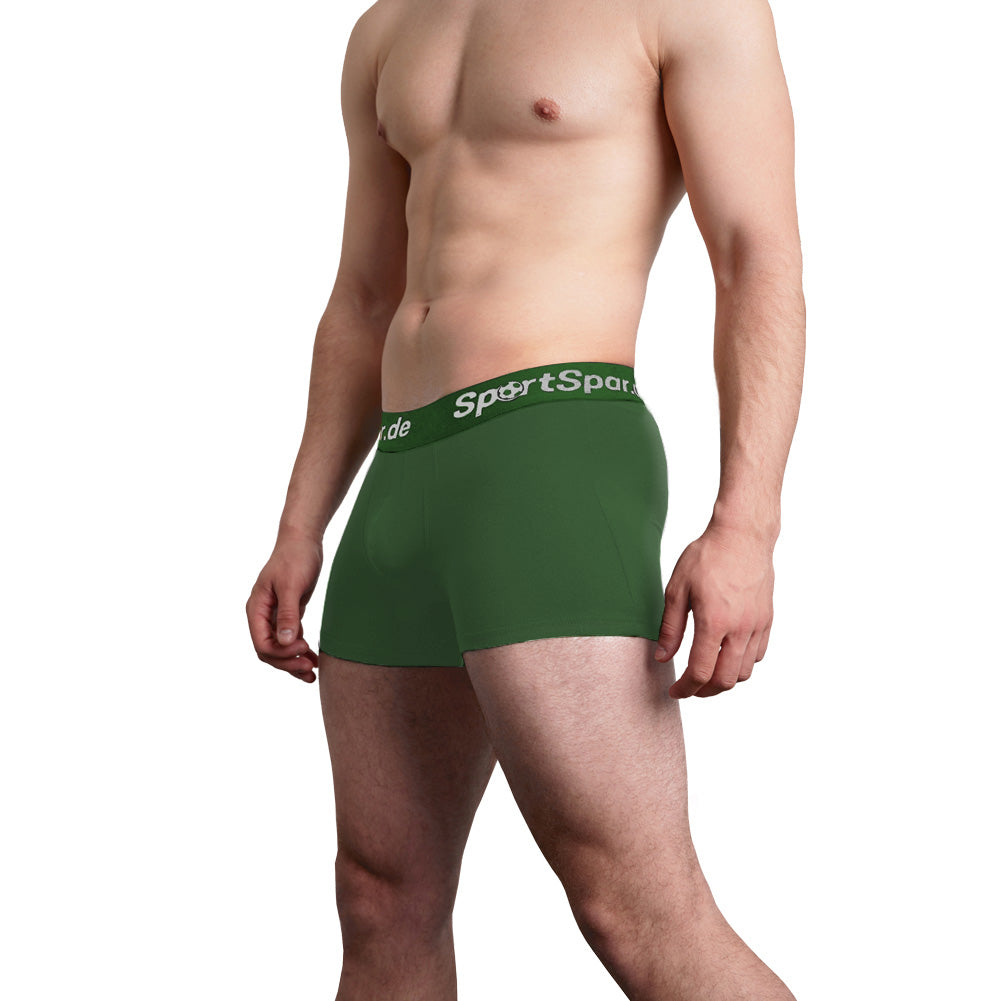 Sportspar.de Herren "Double Sparbuchse" Boxershorts 2er-Pack grün