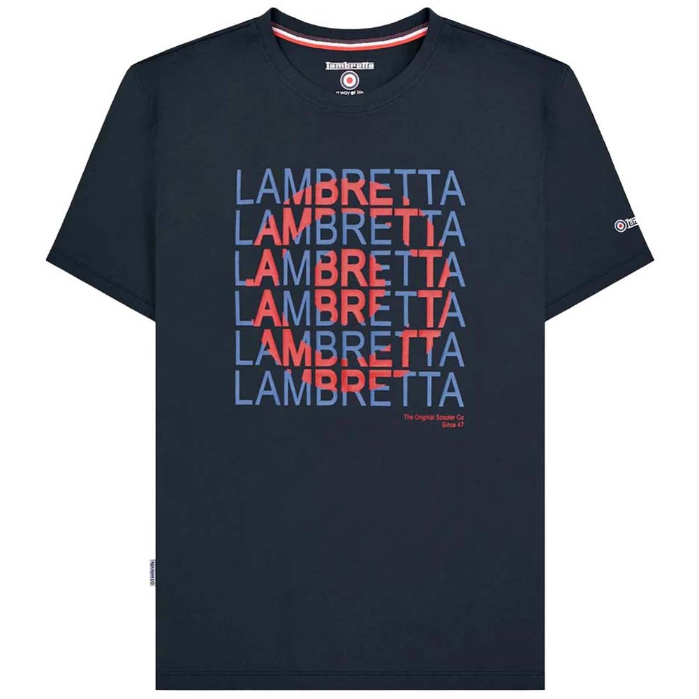 Lambretta Heritage Target Tee Herren T-Shirt SS4002-NAVY