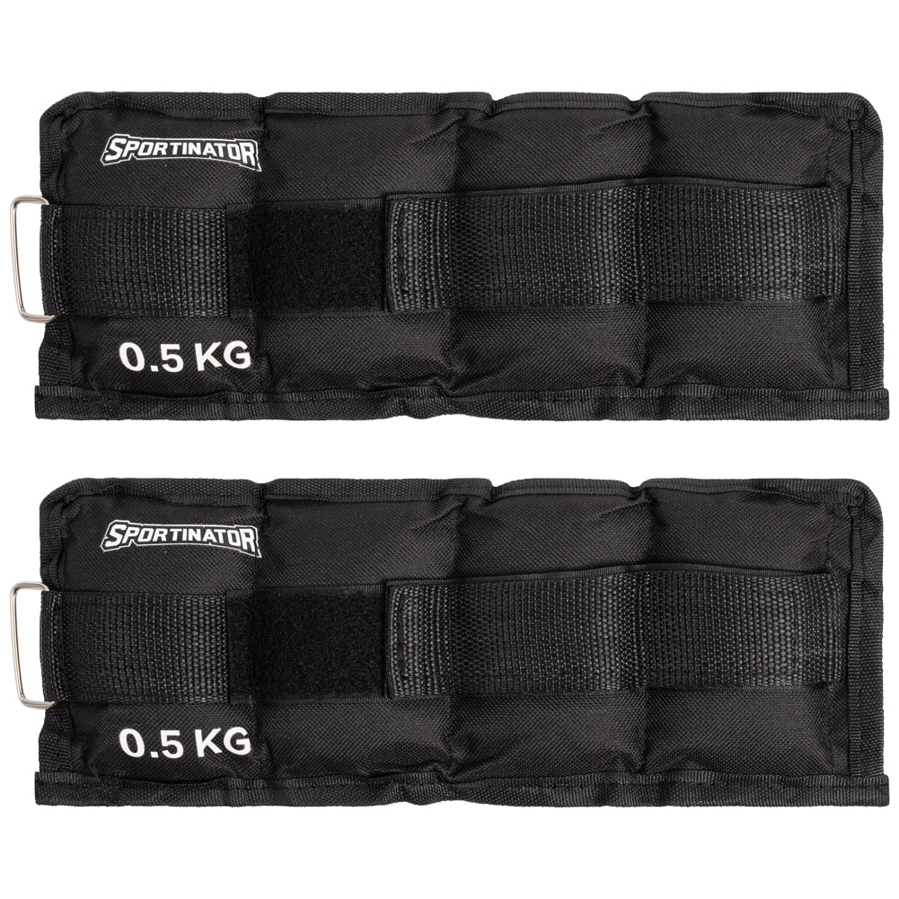 SPORTINATOR Pesas para muÃ±ecas y tobillos 0,5 kg 2 piezas