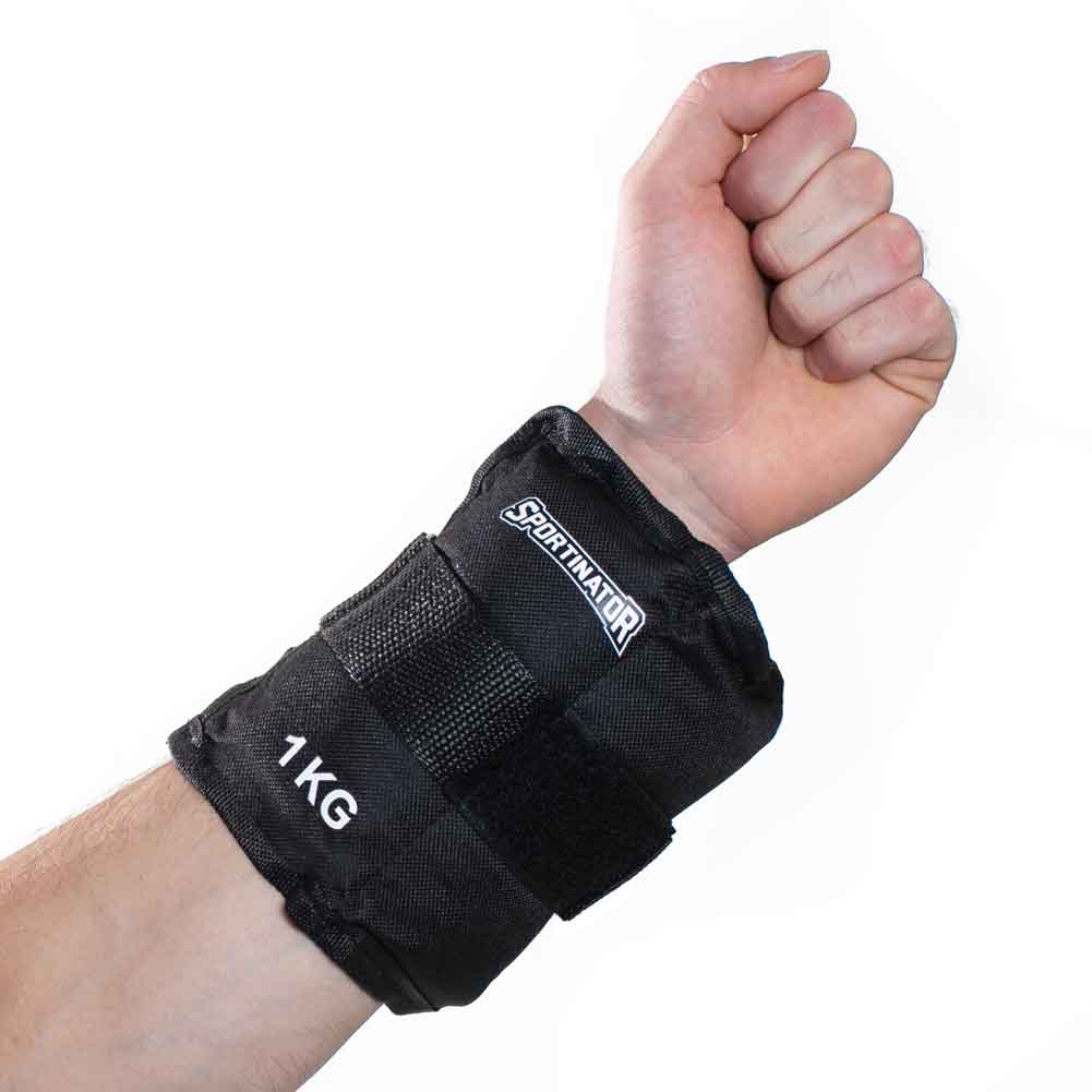 SPORTINATOR Pesas para muÃ±ecas y tobillos 1 kg 2 piezas
