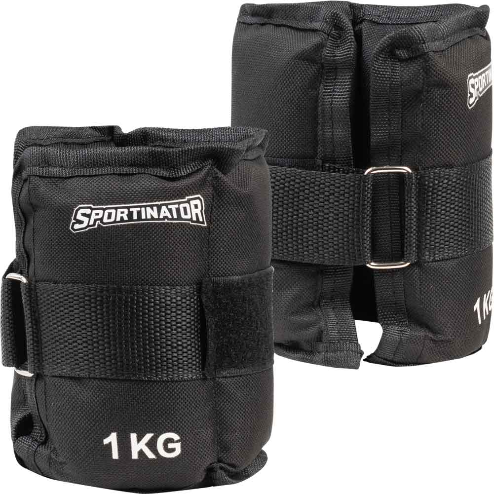 SPORTINATOR Pesas para muÃ±ecas y tobillos 1 kg 2 piezas