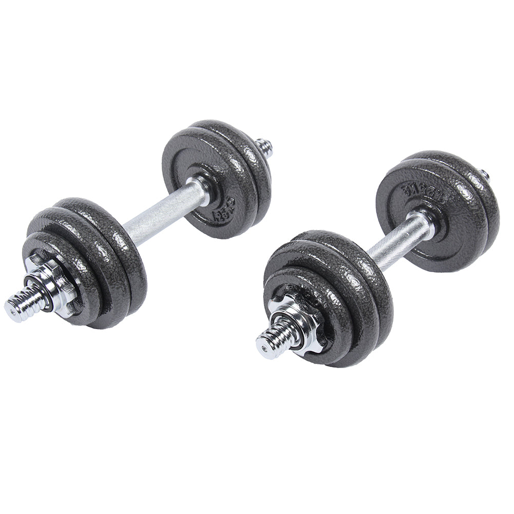 SPORTINATOR "Machine" Kurzhantel Set 15 kg mit Koffer