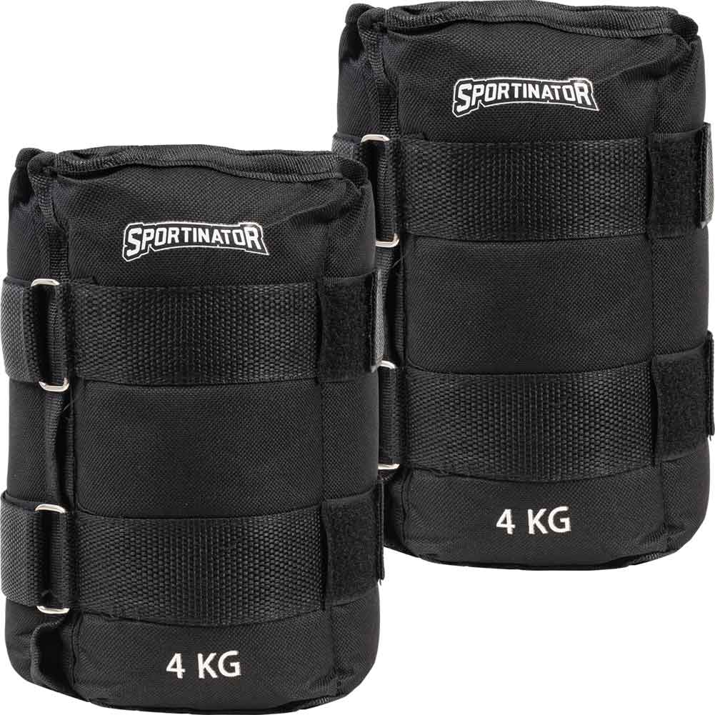 SPORTINATOR Pesas para muÃ±ecas y tobillos 4 kg 2 piezas