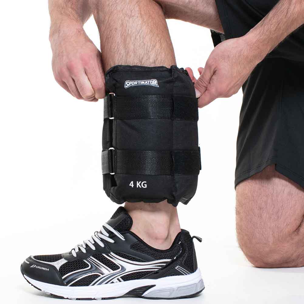 SPORTINATOR Pesas para muÃ±ecas y tobillos 4 kg 2 piezas