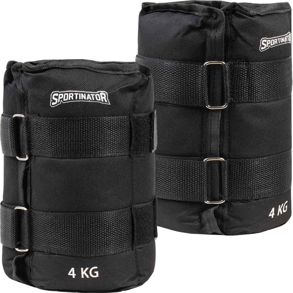 SPORTINATOR Pesas para muÃ±ecas y tobillos 4 kg 2 piezas