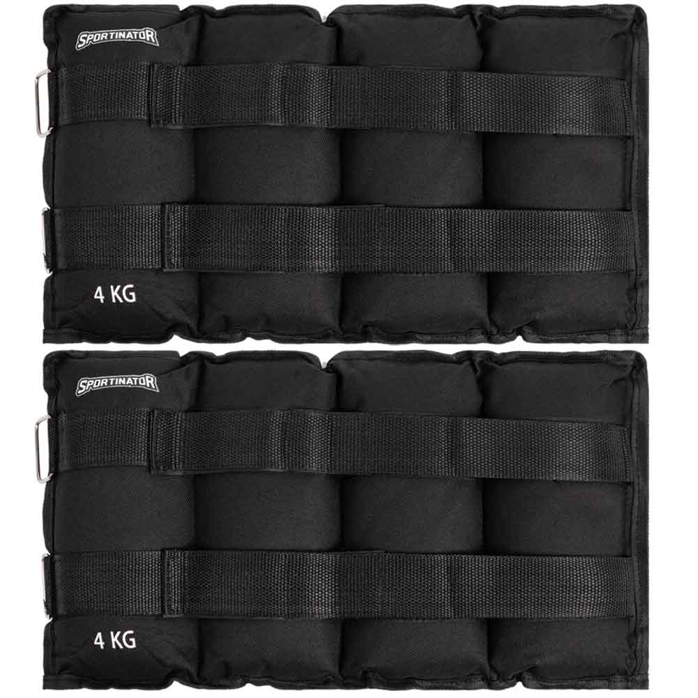 SPORTINATOR Pesas para muÃ±ecas y tobillos 4 kg 2 piezas