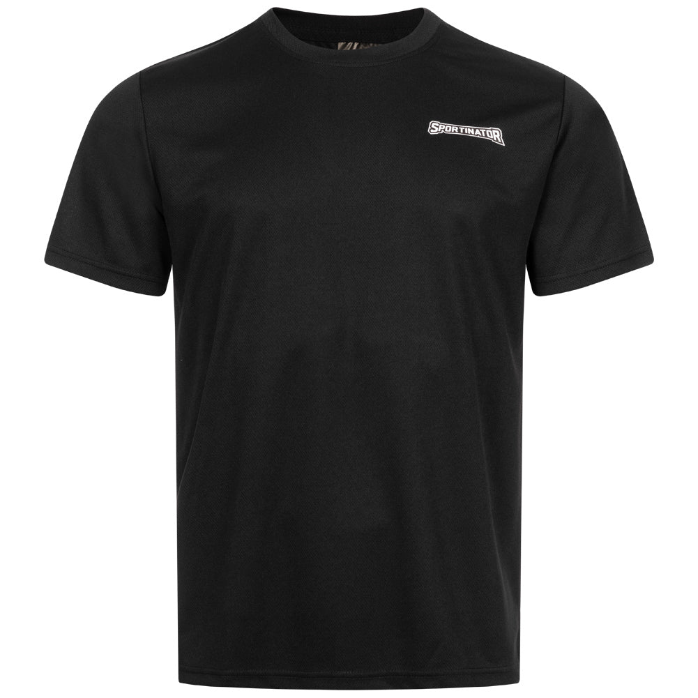 SPORTINATOR Essentials Hombre Camiseta de entrenamiento negro